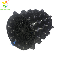 Pot Pemangkasan Udara Laris Manis Warna Hitam 15*20CM Portabel Ramah Lingkungan Bahan PE Kapasitas 3L untuk Menanam Bibit Tanaman Kebun