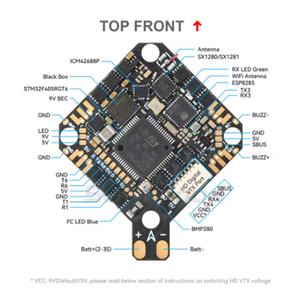 Module BETAFPV F4 2-3S 20A AIO FC <span class=keywords><strong>V1</strong></span> pour drone quadricoptère brushless Pavo <span class=keywords><strong>Pico</strong></span> HX115 SE Toothpick - Product Image 5