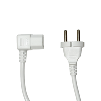 Cordon d'alimentation CA européen VDE à 2 broches 220~250V, prise UK 16A noire en gros avec borne spéciale pour appareils électroménagers