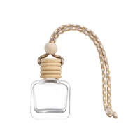 Stock clair pour diffuseur d'arômes de voiture en forme de pomme, flacon vide de parfum