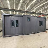 Mobile Préfabriqué Petite Maison Préfabriquée Maison Modulaire Portable Deux Chambres à Coucher 20Ft Conteneur Extensible Maison