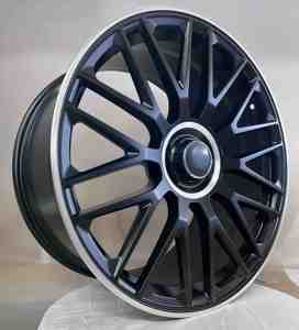 S1-00321 18-24 Cerchi in Lega Forgiata per <span class=keywords><strong>Auto</strong></span>, Design a Rete Nero Opaco Personalizzato, 12000T Pressato, Standard DOT, per Audi A7 RS7 - Product Image 2