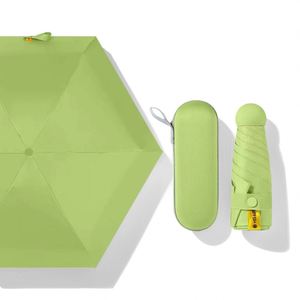 Pocket Travel Umbrellas High Quality Uv Wholesale Custom Print Protection Portable Promotional Umbrella With Logo - Product Image 4