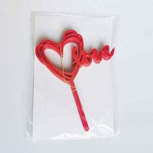 Decoración para tarta de feliz cumpleaños, suministros de decoración para tartas doradas con purpurina plateada, adornos acrílicos para tartas en blanco - Product Image 6