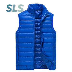 Gilet Imbottito Casual OEM Traspirante Impermeabile Antivento Unisex Senza Maniche <span class=keywords><strong>Trapuntato</strong></span> Invernale con Chiusura a Cerniera - Product Image 3