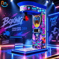 Joy2fun Ultimate Electric Fighting Dragon Punch 2 Model ABS/PVC Plastic Coin Operated Flashing Light Boxing Machine