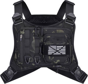 Échantillon gratuit Gilet tactique de qualité Sac à dos imperméable Alpinisme Camping Voyage Randonnée Équitation Entraînement Équipement Sac de poitrine - Product Image 5