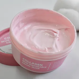 Collagen Mud Mask with Vitamin E Kaolin Clay for Controlling Acne Oil & Refining Pores Improve Complexion and Anti-Aging