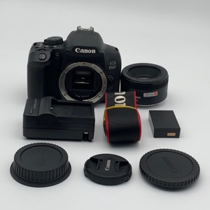 Appareil photo de vlogging <span class=keywords><strong>Canon</strong></span> 850D certifié d'occasion en gros, objectif portrait 50mm f/1.8, vidéo 4K 24.1MP, AF avec détection oculaire, kit Wi-Fi - Product Image 6