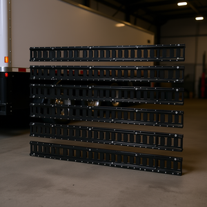 Kit de 6 rieles de sujeción E-Track de 5 pies con correas de trinquete, anillos en O, anillas de sujeción y tapas de anillo en D para garajes y remolques - Product Image 2