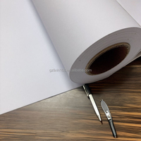 Papel Especial de 80 g/m² para Plotter de Inyección de Tinta, Rollo con Núcleo de 2 y 3 Pulgadas, Papel de Ingeniería para Planos de Construcción, 24 y 36 Pulgadas