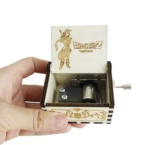 Оптовые продажи блок музыкальная шкатулка-Оптовая продажа, миниатюрная деревянная музыкальная шкатулка «Драконий жемчуг» для подарков
