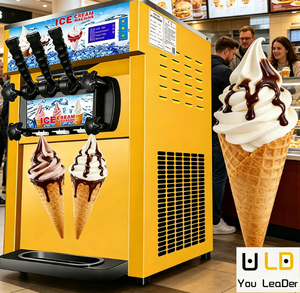 Máquina de Helado Suave Comercial de Acero Inoxidable LD - 1900W 220V/110V, Garantía de Un Año, Mini Máquina Automática de Helado Suave - Product Image 6