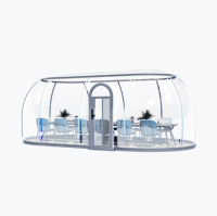 Transparente Bubble Igloo PC Carpa Uso familiar Camping Alojamiento Restaurante