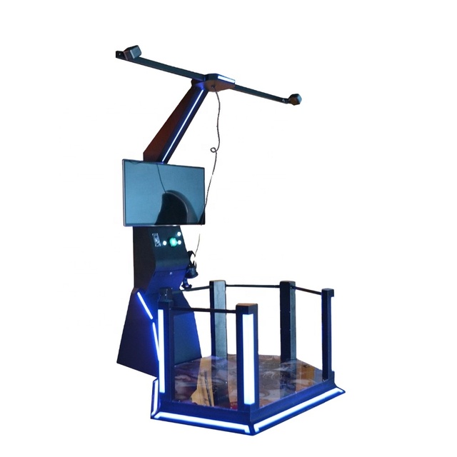 Mini HTC Metal Indoor VR Game Machine Single Player Shooting Game 9D VR Walking Simulator for VR Theme Park Amusement Park