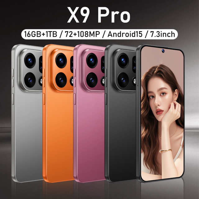 Wholesale Original Unlock 5G Smartphone X9pro Mobile Phones 16GB RAM 1TB ROM LTE CDMA Cellular Deca Core Cellphone
