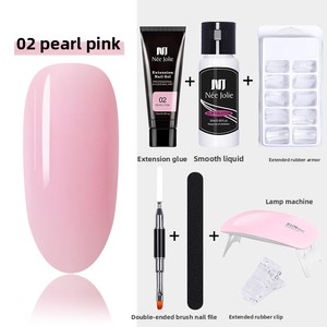 Set de Gel Sólido para Extensión de Uñas Nee Jolie, Gel de Fototerapia Modelo 51227, Sin Necesidad de Moldes de Papel, Diseño de Cristal, Logotipo Personalizado - Product Image 2