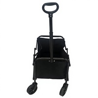 Chariot de plage pliable portable, chariot de camping pliable, chariot de jardin pliable