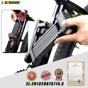 ETOOK Kunci Sepeda Lipat Anti Maling, Kunci Sepeda Lipat Bahan Baja Anti Maling, Kunci Sepeda Lipat - Product Image 5