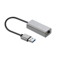 Adaptador LAN Ethernet Externo USB2.0 a RJ45 de 10/100Mbps, Tarjeta de Red Cableada PCE08 para PC y Laptop
