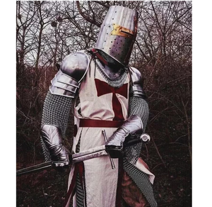 Armure Complète Médiévale en Acier pour Chevalier, Faite à la Main, Moulée en 3D, Armure Traditionnelle de Croisé, pour Foire Renaissance et Histoire - Product Image 1