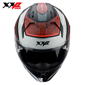 Casques de moto intégraux XXP NOUVEAUX avec grand spoiler, double visière, boucle à dégagement rapide, XXL VINDICATOR SPIKE DOT ABS toutes saisons 6 - Product Image 5