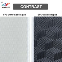Dalles de sol en vinyle SPC faciles à nettoyer, nouveau matériau, revêtement de sol commercial rigide SPC PVC à clipser