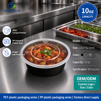 Boîte à bento Zmh écologique sans BPA en PP, anti-fuite, personnalisée avec impression UV, 10/16/20 oz, pour l'emballage de repas à emporter