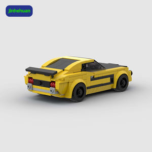 Kreatives Automodell Kinderspiel zeug Kleines Moc für Kinder Kit Diy Technical Mini Assembled Brick Sports Cars - Product Image 2