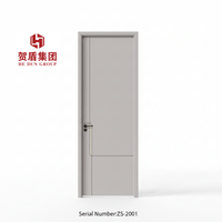 Porte en carbone peint de haute qualité ZS-2001, insonorisée, garantie de 2 ans pour appartement, bureau, hôtel