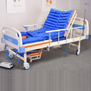 Cama Hospitalaria Manual de Tres Funciones con Plegado Parcial, Acero Laminado <span class=keywords><strong>en</strong></span> Frío, Capacidad de 260 kg, Orificio para Inodoro, para UCI y Cuidado <span class=keywords><strong>en</strong></span> el Hogar - Product Image 5