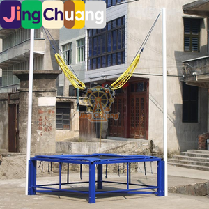 <span class=keywords><strong>Trampoline</strong></span> individuel pour enfants, <span class=keywords><strong>trampoline</strong></span> carré d'extérieur, lit de saut pliable à main, lit de saut à élastiques pour extérieur - Product Image 4