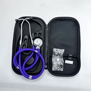 Estetoscopio Fortune Classic II de Doble Cabeza con Certificación CE, Kit de Doble Tubo de Calidad Premium con Bolsa de EVA <span class=keywords><strong>para</strong></span> Cardiología Médica - Product Image 1