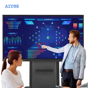 Aiyos 19 Years Manufacturer Interactive Whiteboard School and Office Supplies Favorable Price 55 Inch HD LCD Advertising Display