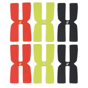6 pièces pièce d'équilibre de <span class=keywords><strong>Badminton</strong></span> H Type Silicone <span class=keywords><strong>raquette</strong></span> tête pondération Film accessoire de <span class=keywords><strong>Badminton</strong></span> - Product Image 2