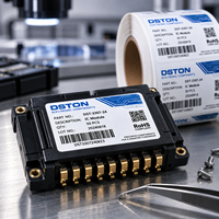 Étiquettes personnalisées pour composants électroniques, autocollants en PET durables avec adhésif puissant, codes-barres pour pièces électroniques et emballages