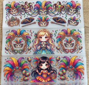 สติกเกอร์ติดแก้วน้ำแบบ 3 มิติ คุณภาพสูง เป็นมิตรกับสิ่งแวดล้อม  แบบลอกลาย UV  พร้อมใช้งาน ติดเองได้ กันน้ำ กันรอยขีดข่วน - Product Image 2