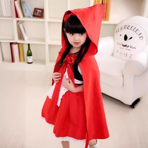 Disfraz de Halloween para niños, vestido de Caperucita Roja con capa y bolsa de dulces de calabaza para actuaciones en fiestas infantiles - Product Image 4