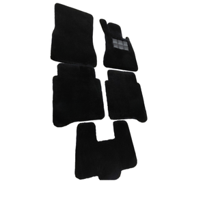 Tapis de sol de voiture sur mesure en peau de mouton australienne de luxe 35 mm, ensemble complet de 5 pièces pour Mercedes-Benz Classe S S450 2022, antibactérien - Product Image 5