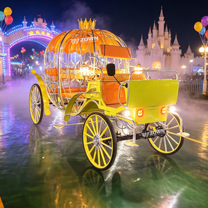 Carruaje de Cenicienta Hecho a Mano, Carroza de Princesa Real con Acabado Personalizado para Decoración Navideña en Lugares Turísticos - Product Image 1