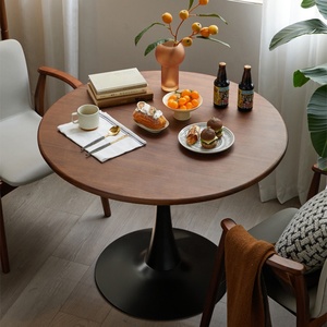 Dining <strong>Table</strong> <strong>Tulip</strong> Recycled Pine Wood Marble Modern Nordic Metal Coffee Side Room Furniture Set Dining Restaurant Dinning <strong>Tables</strong> - Product Image 2