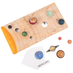 Modelo de planetas del sistema solar de madera, juguete educativo para niños de 3 a 6 años, herramienta de aprendizaje de ciencias - Product Image 5