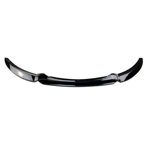 Amp-Z Front Bumper Lip Splitter Body Kit For Bmw 1 Series E82 E88 2007-2010 Piano Black Polished Finish - Product Image 5