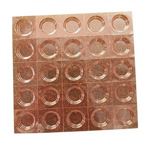 Plateau alvéolé thermoformé sous vide en PVC avec poignée ergonomique, emballage écologique pour comprimés et capsules - Product Image 3