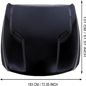 <span class=keywords><strong>Capot</strong></span> pour <span class=keywords><strong>RAM</strong></span> <span class=keywords><strong>1500</strong></span> <span class=keywords><strong>Sport</strong></span> et Rebel modèle 2013-2018 - Product Image 1