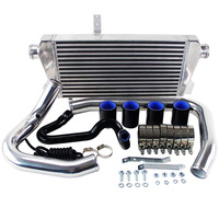 Intercooler Frontal + Kit de Tuberías de Aluminio para VW Passat Audi A4 B5 1.8T 1996-2001