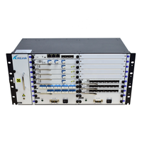 Châssis 5U 19 "avec châssis d'équipement à fibre optique EDFA/OLP/10G OEO/DWDM MUX DEMUX