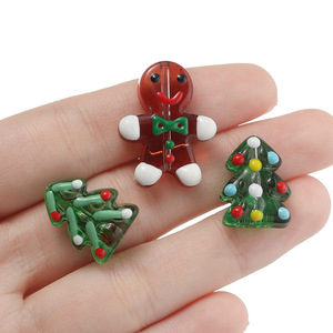 Crystal Christmas Beaded Charm Loose Beads For Diy Ornaments Hanging <b>Decorations</b> Festival Accessories - Product Image 4