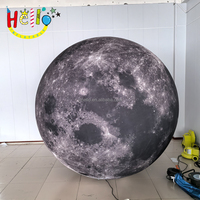 Nouveauté Ballon Planète Gonflable Planètes Gonflable Lune Ballon Géant Gonflable Led Éclairage Lune pour la Décoration,