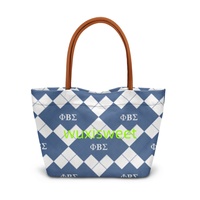 Sac fourre-tout réutilisable de la sororité nationale Phi Delta Kappaas, sac de shopping design de haute qualité, sac de week-end